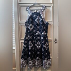 Rewind XS blue and white dress